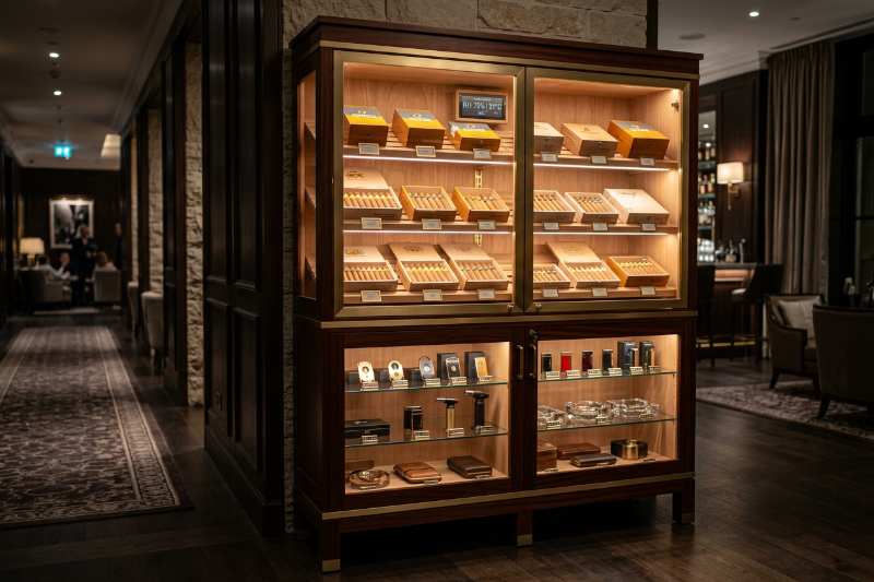 Cabinet Humidor e Retail Corner